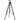 139cm Nautical Tripod Floor Lamp w Steel Grey Lamp Head Searchlight Spot Light Modern